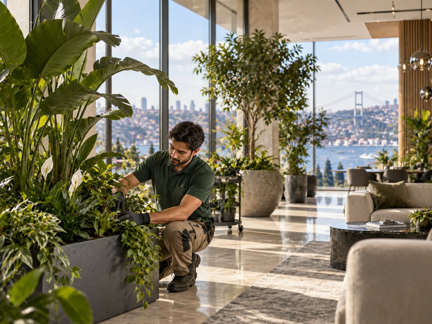 İç Mekân Bitkilendirme ve Saksı Uygulamaları